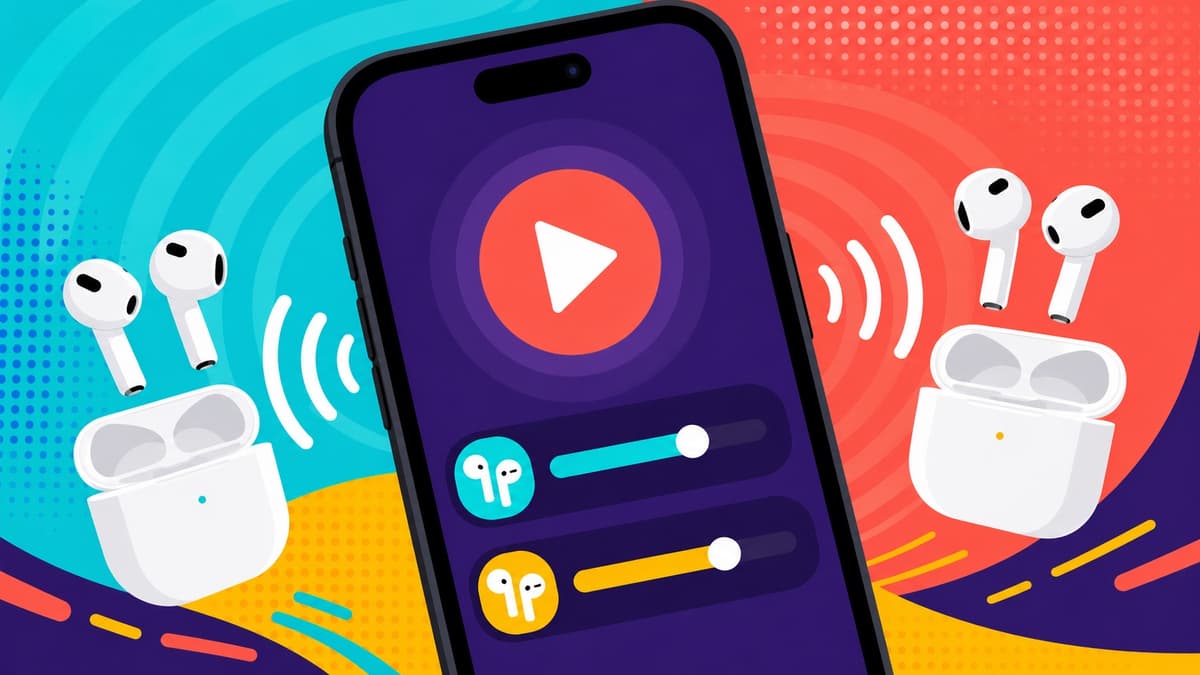Как подключить две пары AirPods к одному iPhone