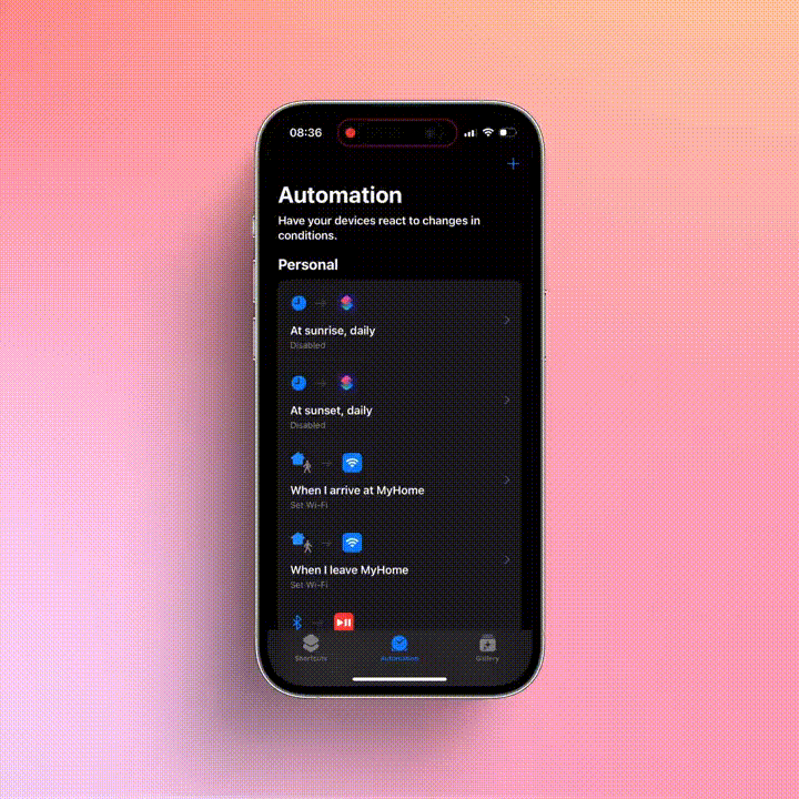 Автоматизация Wi-Fi по геопозиции в Командах на iPhone
