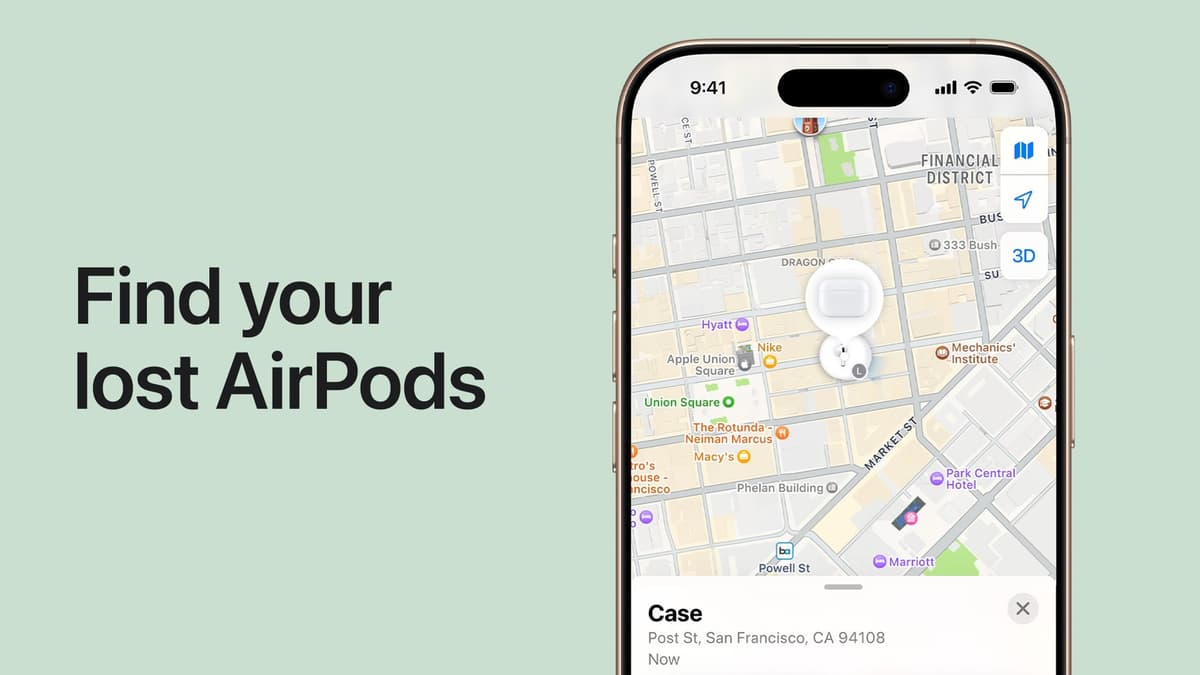 Как найти потерянные AirPods через Локатор