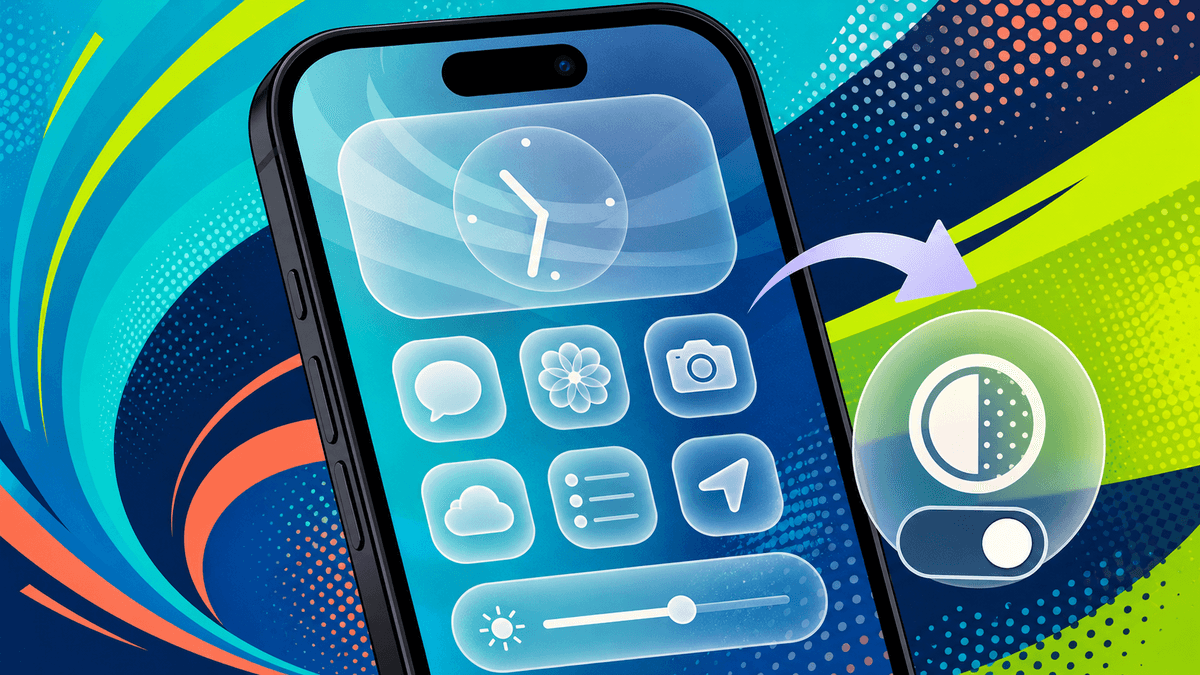 Как настроить Liquid Glass в iOS 26 и убрать лишнюю прозрачность