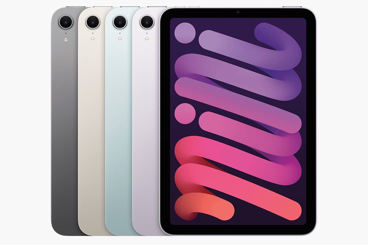 iPad mini A17 Pro в разных цветах