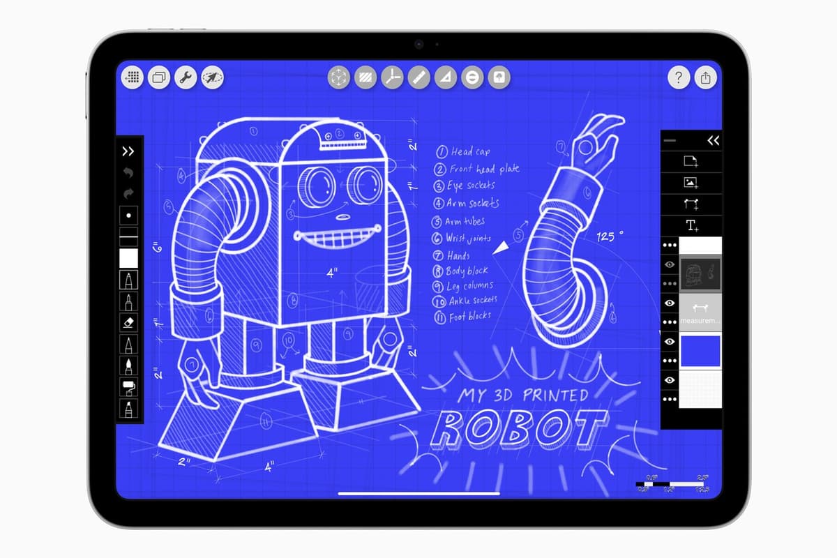 iPad Air M3 в рабочем сценарии
