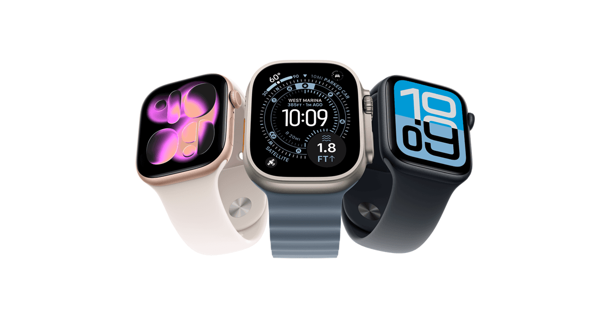 Apple Watch разных поколений в одной линейке