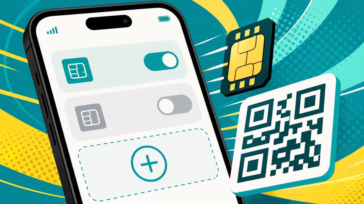 Как настроить eSIM на iPhone и перенести номер